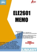 ELE2601 MEMO 2023