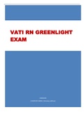 VATI RN GREENLIGHT  EXAM  2023