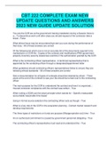 CBT 222 COMPLETE EXAM NEW  UPDATE QUESTIONS AND ANSWERS  2023 NEW GUIDE UPDATE SOLUTION