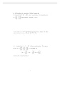 Linear Algebra (MATH 21) quiz 8