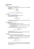 Formulas for Introduction to Statistics with explanations