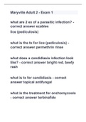 MARYVILLE NURSING 623 COMPLETE PACKAGE DEAL|ALL GRADED A|QUESTIONS AND ANSWERS|GUARANTEED SUCCESS