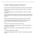 Cardiac- Telemetry Questions And Answers