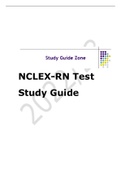 Nclex rn test study guide Package 2022/23 complete and perfect for Grade A+ 