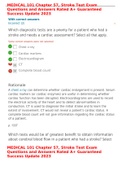 MEDICAL 101 Chapter 57, Stroke Test Exam Questions and Answers Rated A+ Guaranteed Success Update 2023
