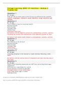 Portage Learning&comma; BIOD 121 Nutrition &ndash; Module 2 Problem Set