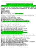 NCLEX RN 2025 ACTUAL EXAM  Review QUESTIONS AND ANSWER GET YOURSELF READY