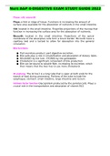 Nurs A&P 4-DIGESTIVE EXAM STUDY GUIDE 2022