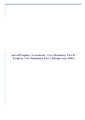 &lpar;solved&rpar;Prophecy Assessments - Core Mandatory Part II &sol; Prophecy Core Mandatory Part 2 Attempt score 100&percnt;