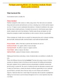 Portage Learning&sol;BIOD 121 Nutrition module 1Exam Study guide Graded A