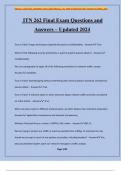 ITN 262 Final Exam Questions and Answers &ndash; Updated 2024