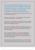 NUR 2063 PATHOPHYSIOLOGY EXAM 1&vert;&vert; NUR 2063 EXAM 2 &sol; ESSENTIALS OF PATHOPHYSIOLOGY - EXAM 2 REVIEW SHEET &lpar;COVERS MODULES 4&comma; 5&comma; AND 6 &ndash; CHAPTERS 7&comma; 8&comma; 9&comma; 10&rpar; QUESTIONS ND ANSWERS GRADED A&plus;