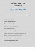CNN 10 Exam Study Guide&period;