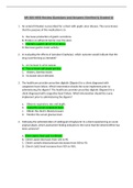 NR 305 HESI Review Questions and Answers (Verified & Graded A)
