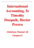 International Accounting, 5e Timothy Doupnik,Hector Perera (Solutions Manual)