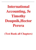 International Accounting, 5e Timothy Doupnik,Hector Perera (Test Bank)