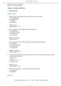 Chapter 14: Antimicrobial Drugs- OpenStax Microbiology OSX Microbiology Test Questions and Answers