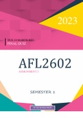 AFK2601 Assessment 2  Answers (24 March 2023)