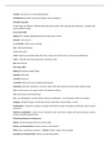 NOTES FOR UNIT 1 LEVEL 3 EXAM 
