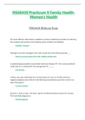 Midterm Exam - NSG6430 &sol; NSG 6430 &lpar;Latest 2023 &sol; 2024&rpar; &colon; Practicum II Family Health &lbrace;Women's Health&rcub; - South University