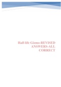 Half-life Gizmo-REVISED ANSWERS-ALL CORRECT