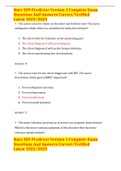 Nurs 339 Predictor Version 1 Complete Exam Questions And Answers Correct&sol;Verified Latest 2022&sol;2023