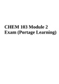 CHEM 103 Exam 2 (Portage Learning) 2023