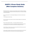 QASPS -S Exam Study Guide &lpar;With Complete Solution&rpar;
