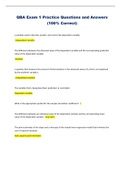 QBA Exam 1 Practice Questions and Answers &lpar;100&percnt; Correct&rpar;