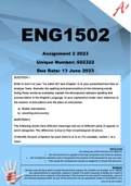 ENG1502 Assignment 2 (ANSWERS) 2023 (692322)