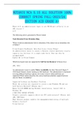 NUTANIX NCA 5&period;15 ALL SOLUTION 100&percnt; CORRECT SPRING FALL-2023&sol;24 EDITION AID GRADE A&plus;