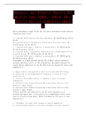 Emergency and Disaster Nursing ALL SOLUTION 100&percnt; CORRECT SPRING FALL-2023&sol;24 EDITION GUARANTEED GRADE A&plus;