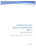 Samenvatting A&G Psychologie PB0214 Open Universiteit deel 1 compleet