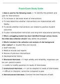 Health Praxis 2022 Study Guide with complete solution