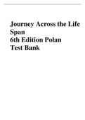 JOURNEY ACROSS THE LIFE SPAN 6TH EDITION POLAN TEST BANK.