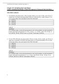 Chapter 19: Calculating Input and Output- Castillo: Calculating Drug Dosages: A Patient-Safe Approach to Nursing and Math 2nd Edition Test Question and answers for Chapter 19