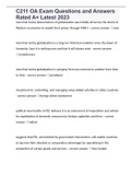 C211 OA Exam Questions and Answers Rated A&plus; Latest 2023