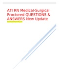 ATI RN Medical-Surgical Proctored QUESTIONS & ANSWERS New Update 