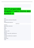 IELTS preparation PERFECT SOLUTIONS 2023 RATED A+