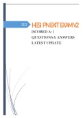 HESI PN EXIT EXAM V2 - [SCORED A+] QUESTIONS & ANSWERS LATEST UPDATE 2023