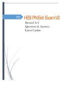 HESI PN EXIT EXAM V3 - [SCORED A+] QUESTIONS & ANSWERS LATEST UPDATE 2023