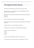 ATI Capstone Pharm Review exam 2023 with 100&percnt; correct answers
