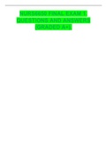 NURS6650 FINAL EXAM 1&period; QUESTIONS AND ANSWERS &lpar;GRADED A&plus;&rpar;&period;