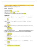 HP212B Basic Diagnosis Coding Systems&colon; all Assignments & Quizzes&period;&lpar;Week 1-8&rpar;&comma; Answered