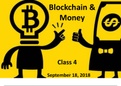 4Blockchain and Money - Blockchain Basics & Consensus