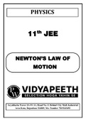 Newton's law of motion assignment 