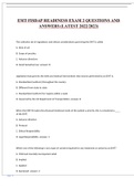 EMT FISDAP READINESS EXAM 2 QUESTIONS AND ANSWERS (LATEST 2022/2023)