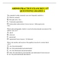 ARDMS PRACTICE EXAM 2023 | 157 QUESTIONS| GRADED A