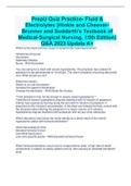 Neuro - Test Banks - Brunner & Suddarth s Textbook of Medical-Surgical Nursing 14e Chapter 65 – 70,Prep U for Brunner and Suddarth s Textbook of Medical Surgical Nursing, 13th Edition Chapter 35- Assessment of Immune Function. Questions And Answers Latest