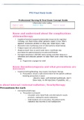  Rasmussen College PN3 Final Study Guide Graded A&plus;